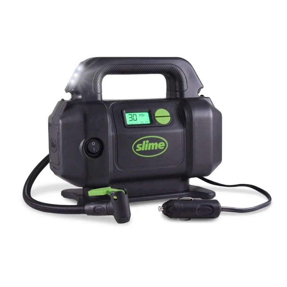 Portable Car Air Compressor, Rugged, Inflate Automatic Shut Off, Digital Display - Picture 3 of 10